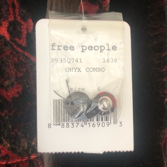 NWT Free People Onyx Velvet Open Back Romper 6 - Picture 9 of 10